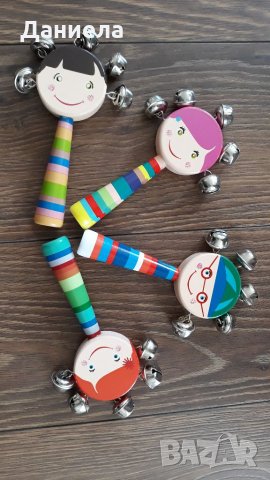 Дървени маракаса / дрънкалка, снимка 4 - Образователни игри - 34220130