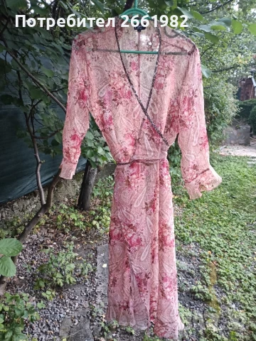 Разкошен халат с рози - тип "Прегърни ме", снимка 1