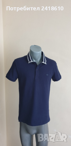 Lacoste Slim Fit Pique Cotton Stretch  Mens Size 3 - S НОВО! ОРИГИНАЛ! Мъжка Тениска!, снимка 12 - Тениски - 44733830