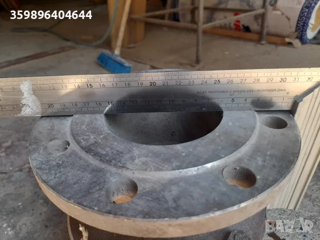 Сферичен кран от неръждаема стомана/неръждавейка DN80, снимка 3 - Други машини и части - 55823194