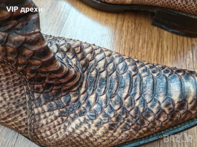 Мъжки ботуши N.O.D. Змийска кожа питон, снимка 2 - Мъжки ботуши - 44371541