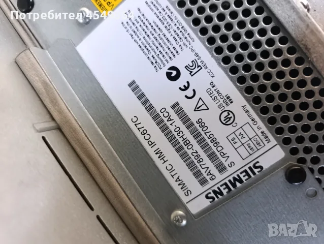 Siemens SIMATIC HMI IPC677C, снимка 2 - Друга електроника - 56317449