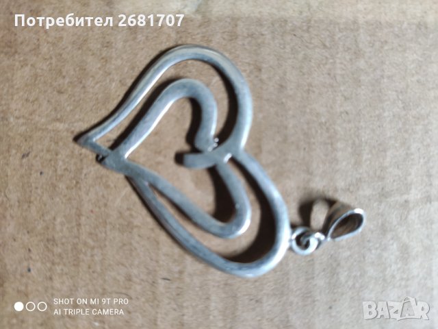 Сребърно колие, снимка 2 - Колиета, медальони, синджири - 31898038