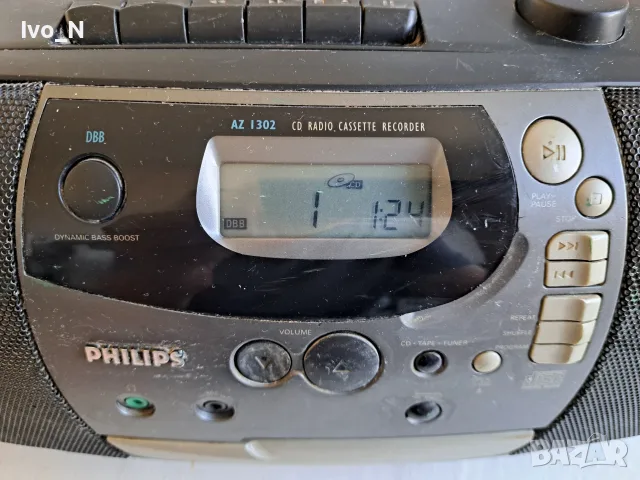 CD радиокасетофон Philips AZ 1302., снимка 2 - Радиокасетофони, транзистори - 56182430