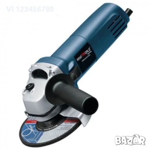 Ъглошлайф на Ток 1400W 125мм KrafT World с регулиране на оборотите, снимка 2 - Други инструменти - 52268196