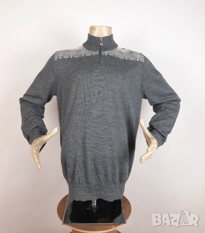 Dale of Norway Fiemme Merino - Оригинален мъжки пуловер размер 2XL, снимка 2 - Пуловери - 52514522