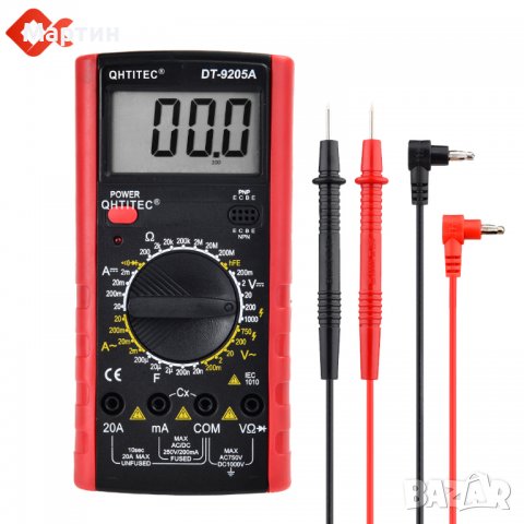 Digital Multimeter QHTITEC DT9205 мултиметър мултимер мултицет мултитестер, снимка 6 - Други - 37096158