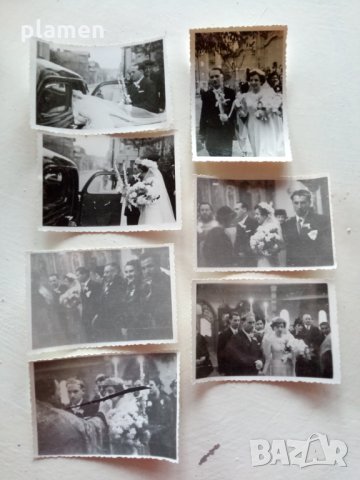 Стари сватбени снимки 7 броя