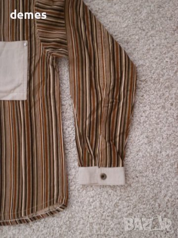 Детска риза с дълъг ръкав за 6-7 годишно дете, кадифе, нова, снимка 3 - Детски ризи - 39726126