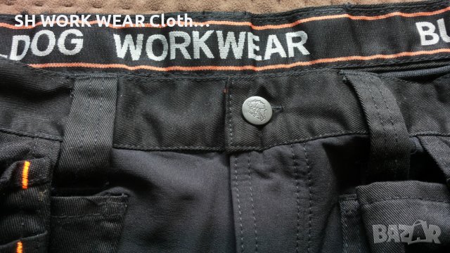 BULLDOG 4-Way Stretch Work Trouser размер 50 / M работен панталон с от части еластична материя W4-73, снимка 15 - Панталони - 42868375