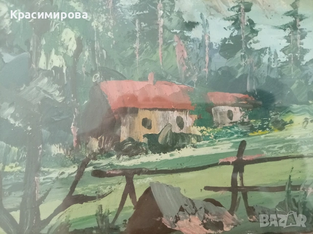 Картина, масло върху платно