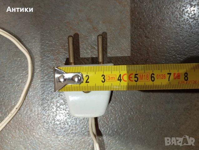 Стара порцеланова лампа , снимка 8 - Антикварни и старинни предмети - 52513737