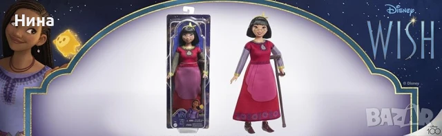 Mattel Disney Wish - Кукла Далия от Кралството на розите, с подвижен костюм, снимка 9 - Кукли - 51078139