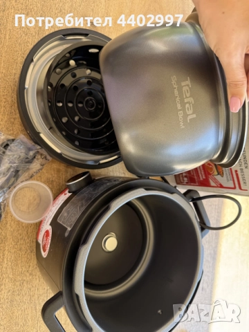 Мултикукър Под Налягане Tefal Turbo Cuisine CY754830, Черен, 5 л., снимка 7 - Мултикукъри - 56129924