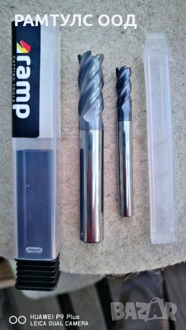 твърдосплавни фрези 4,ри пери с покритие ALCrN HRC 55