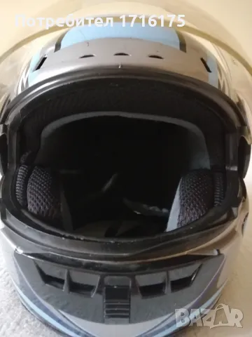 Мото каска, снимка 2 - Спортна екипировка - 49501553