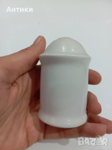 Стара порцеланова солница маркирана , снимка 2 - Други - 52553733
