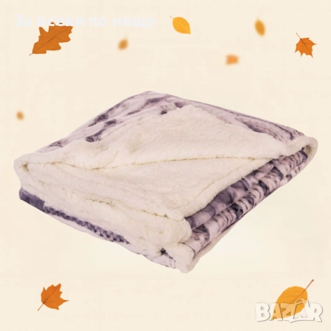 Пухкаво одеяло щампа плетиво сиво, 155*200 см Код P1446, снимка 3 - Олекотени завивки и одеяла - 52186823