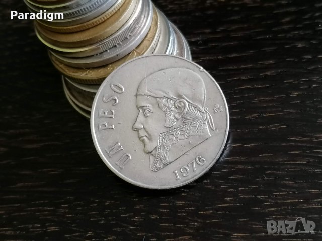 Монета - Мексико - 1 песо | 1976г., снимка 2 - Нумизматика и бонистика - 30215400