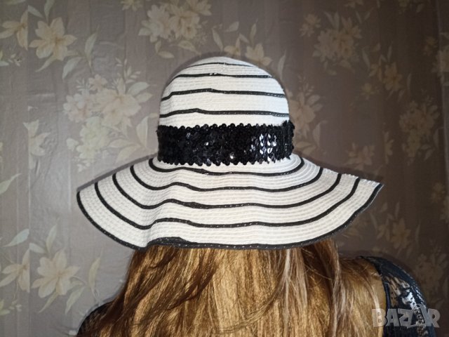F2 Fashion -Елегантна шапка с голяма периферия , снимка 2 - Шапки - 36980120