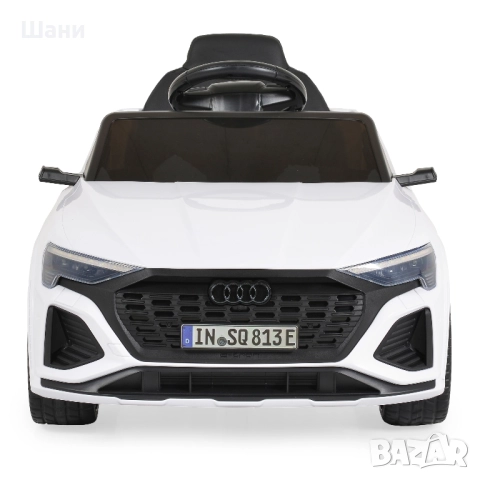 Акумулаторен джип Audi SQ8 e-tron бял , снимка 2 - Детски велосипеди, триколки и коли - 51613602
