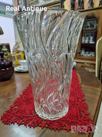 Огромна антикварна немска ваза , снимка 6 - Вази - 42821930
