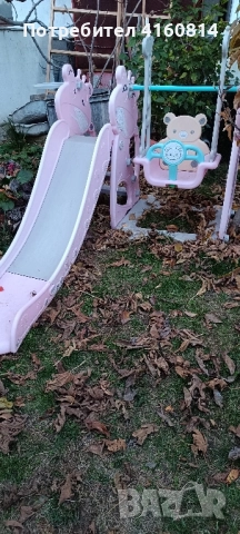 Пързалка с люлка и баскетболен кош , снимка 3 - Други - 52305694