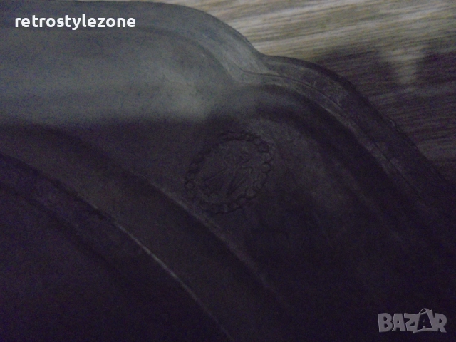 № 8281 Стара метална чиния / пано   , снимка 5 - Други ценни предмети - 51861417