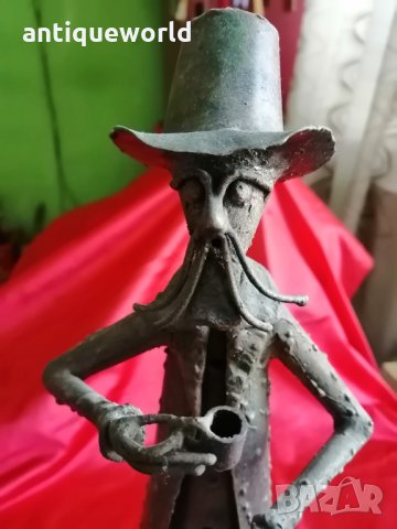 Голяма Авторска Статуя , Фигура  ДОН КИХОТ ,Статуетка, снимка 2 - Антикварни и старинни предмети - 35516623
