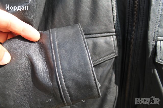 Мъжко кожено яке ''Pierre Cardin '', снимка 9 - Якета - 42435185