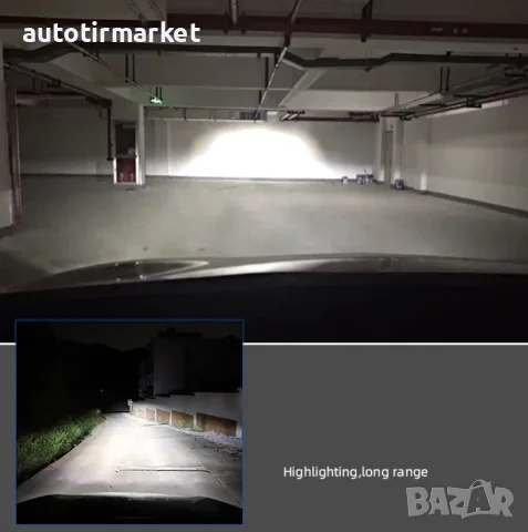 Крушки LED H7 100W – 12V LED – T263, снимка 5 - Аксесоари и консумативи - 56054450