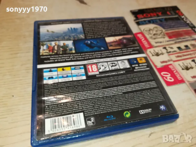 SONY PS4 GAME-GRAND THEFT AUTO 2605251306, снимка 3 - Игри за PlayStation - 50430218