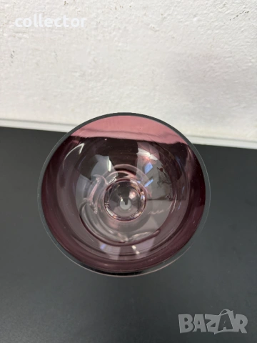 Дизайнерски стъклен свещник / фигура / чаша. №7841, снимка 5 - Антикварни и старинни предмети - 53095092