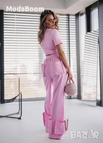 Дамски розов комплект, снимка 2 - Спортни екипи - 48950386