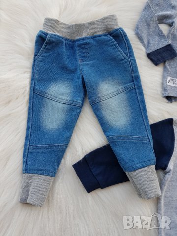 Дънки за бебе 9-12 месеца, снимка 1