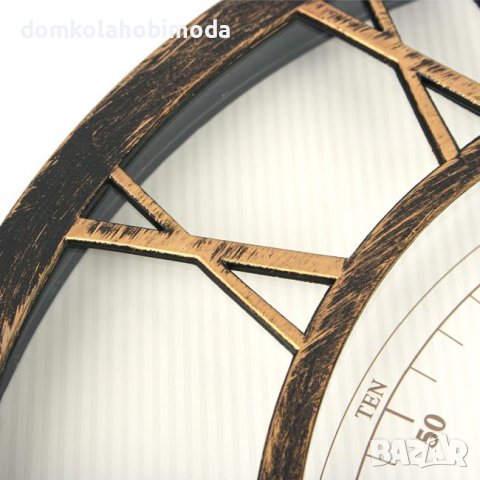 Стенен часовник, Декоративни цифри, Пластмаса,41 см, снимка 3 - Стенни часовници - 38575823