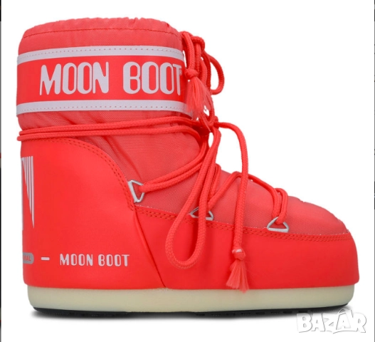 Ботуши / апрески Moon Boot MOON BOOT CLASSIC LOW 2 цвят CORAL размер 39 -41