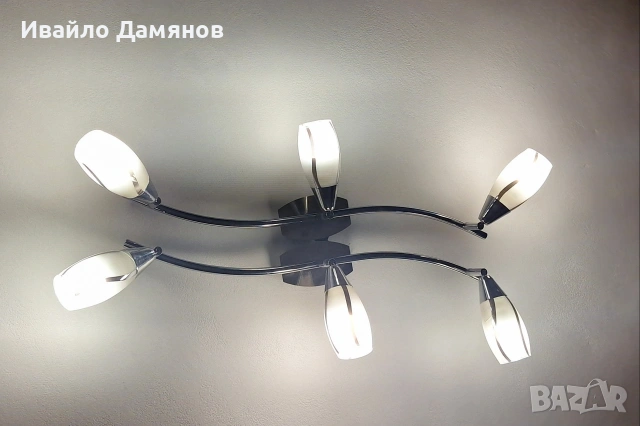 Спот осветление за таван или стена Спот 3 х Е14 , снимка 2 - Лампи за таван - 54281549