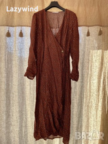 дълга рокля с прихлупване Lefties, снимка 1