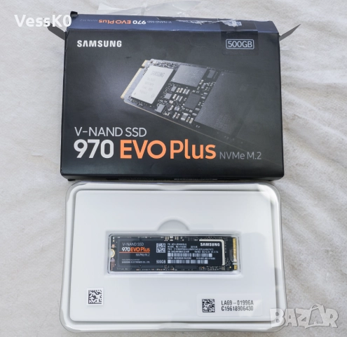 Samsung 970 EVO Plus 500GB M.2 PCIe (MZ-V7S500BW), снимка 2 - Твърди дискове - 51858399