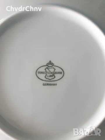 3бр Tirschenreuth Бавария немска колекционерска декоративна порцеланова чиния-картина/цветя, снимка 6 - Картини - 49371956