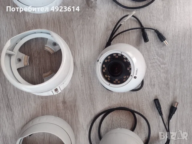 4 броя камери за видонаблюдение, снимка 3 - HD камери - 56064215