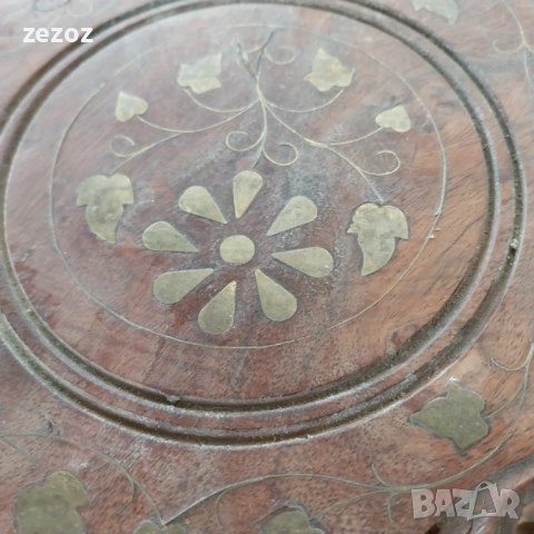 Етажерка ъглова масив манго, снимка 4 - Етажерки - 54104787