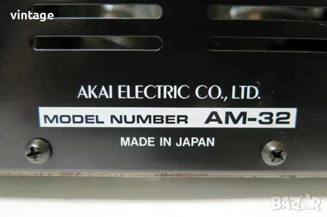 AKAI AM-32, снимка 7 - Ресийвъри, усилватели, смесителни пултове - 49805604