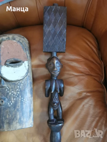 Африкански тотем Чокве, снимка 2 - Антикварни и старинни предмети - 50707294