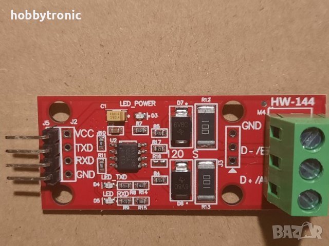 RS485-TTL конвертор, снимка 3 - Друга електроника - 31620913