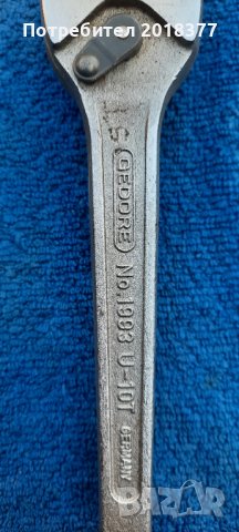 GEDORE 1993 -U10T - GERMANY/тресчотка 1/2, снимка 3 - Гедорета - 44179169