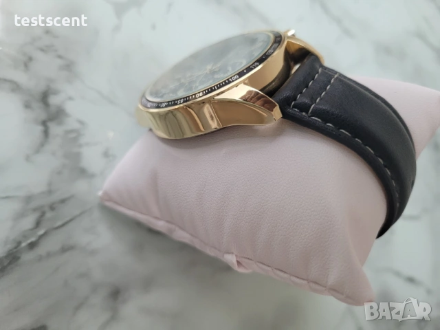 Мъжки механичен часовник Steve Madden Black/Gold (НОВ с кутия, Automatic) неизползван, снимка 4 - Мъжки - 53918743