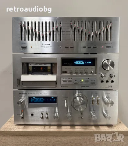 🔥🔥🔥ТОП колекционерски аудио сет PIONEER - усилвател SA-7800, дек CT-F850 и еквалайзер SG-9800🔈