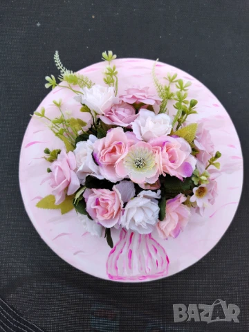 Декорация за стена , снимка 2 - Изкуствени цветя - 51022320